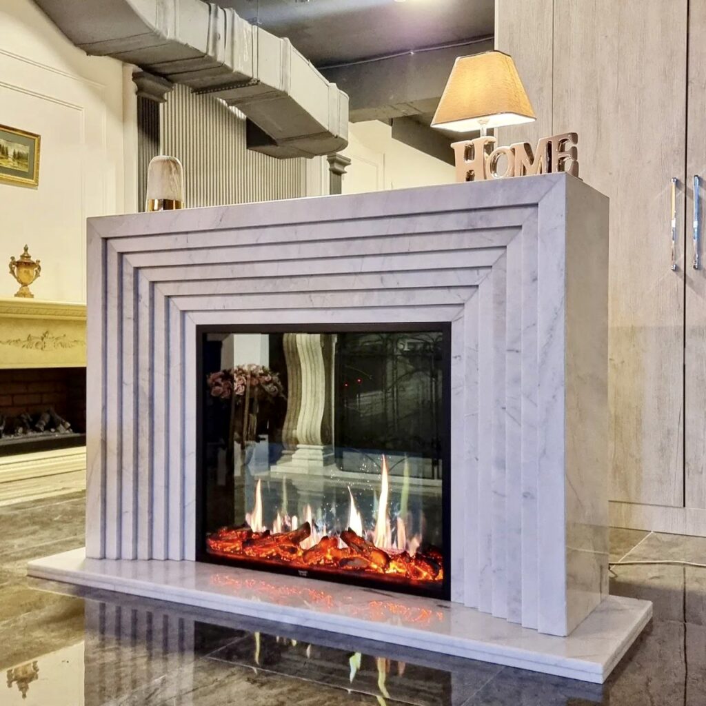 Fireplaces with mantels
